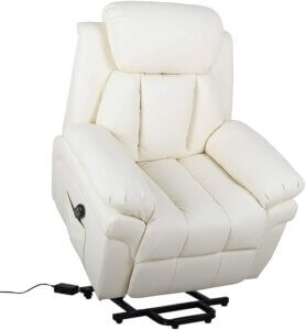 fauteuil inclinable blanc